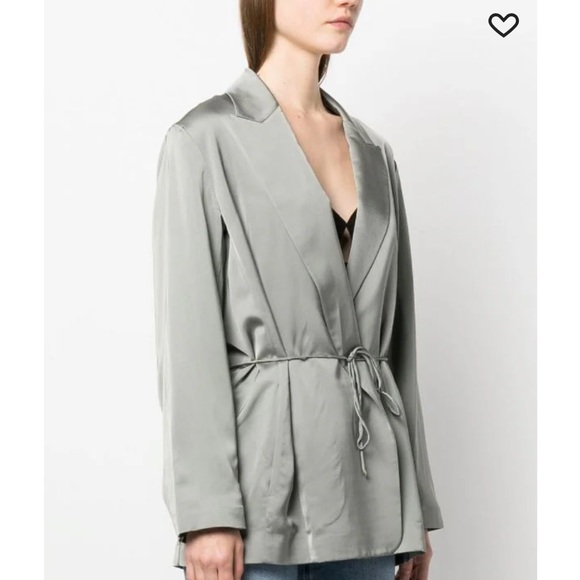 Vince V-neck double-breasted Blazer sz 10 #YY - Picture 3 of 7